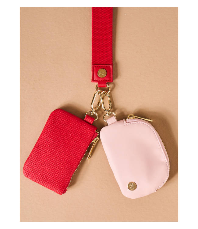 Dynamic Duo Pouch Luxe Wristlet-Partners in Crime