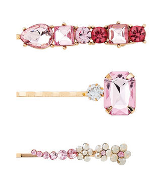 Bella Sleep + Spa Crystal Hair Pins - Rose Jewels