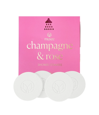 Musee Champagne and Rose Shower Steamers