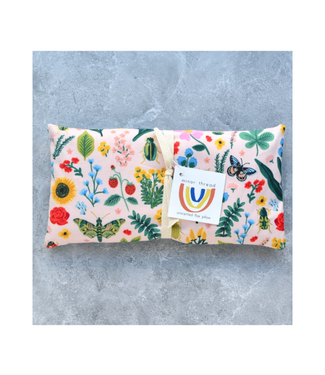Curio Floral in Blush Pink Cotton Weighted Eye Pillow - Unscented