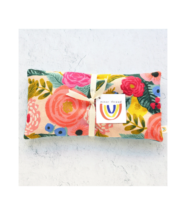 Juliet Rose Pink Canvas Oversized Eye Pillow - Unscented