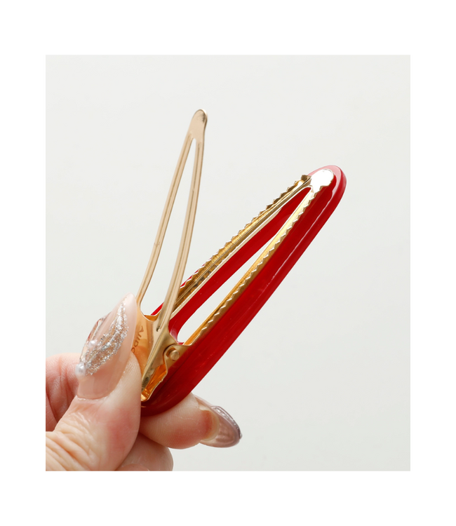 Gemma Valentine Printed Barrette Hair Clip - Set of 2