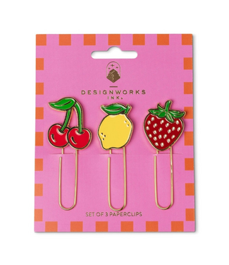 Paperclips - Set of 3 - Fruit