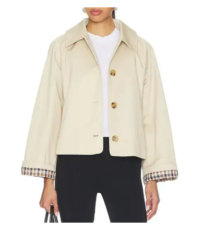 Wynn Cropped Trench Coat