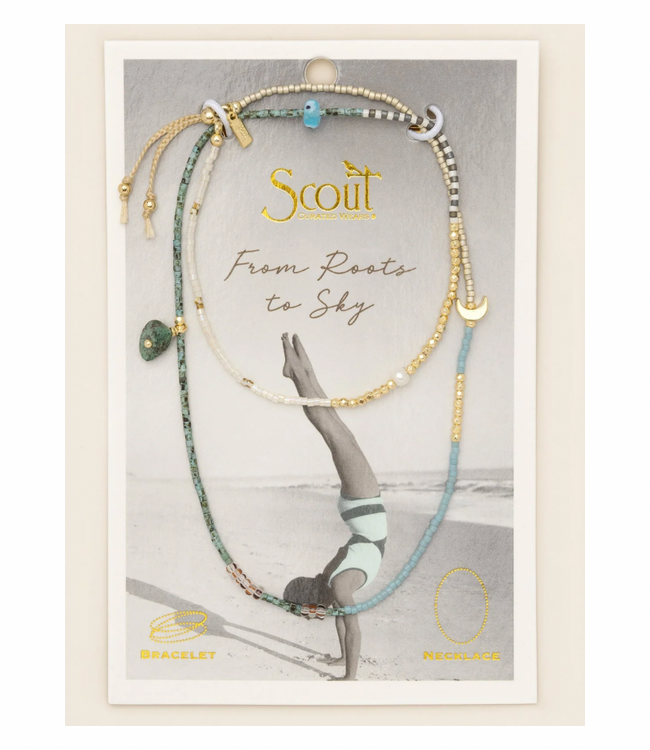 Mixed Media Wrap - From Roots to Sky