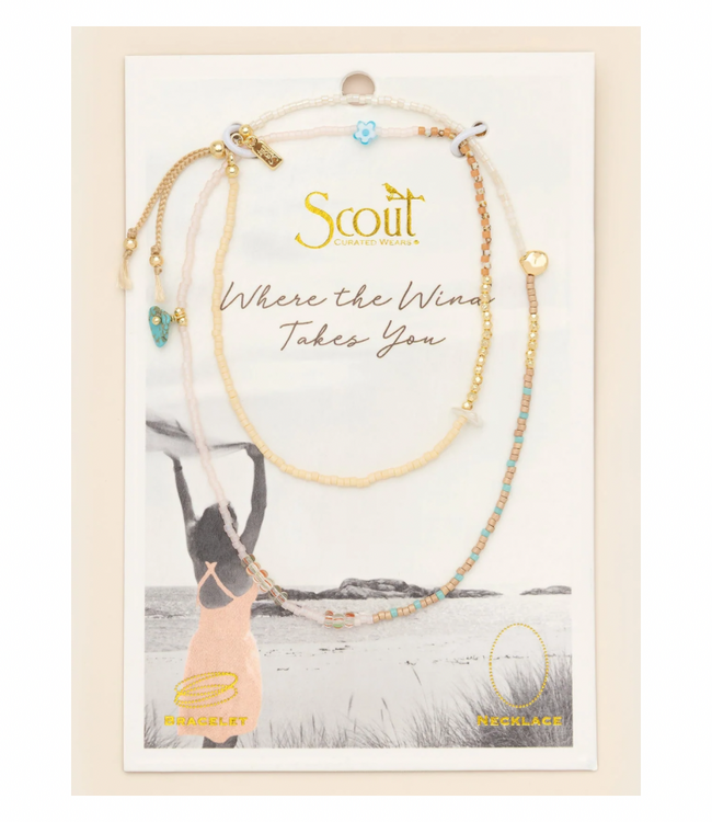 Mixed Media Wrap - Where the Wind Takes You