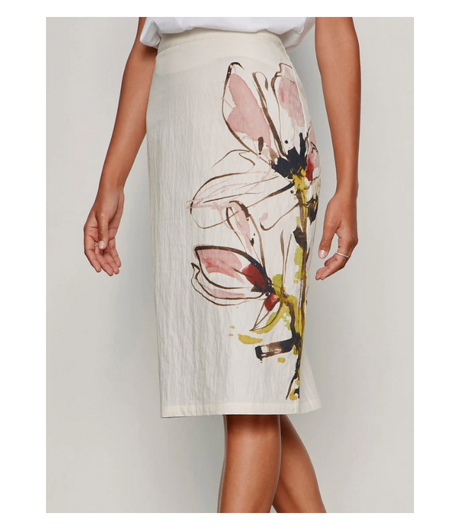 Spring Fleur Pencil Skirt