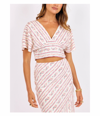 Sage The Label Rosebud Open Back Top