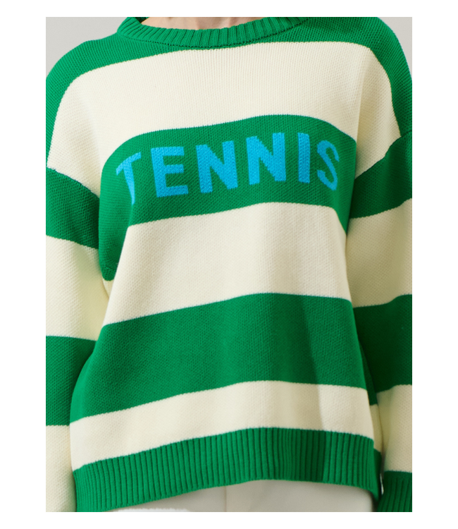 Tennis Striped Sweater