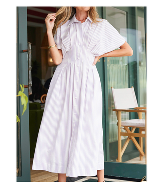 Maude Waist Detail Shirtdress