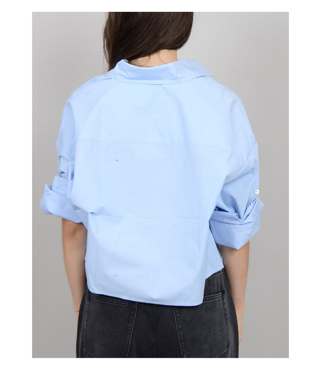 Kerwin Crisp Poplin Hi-Low Shirt