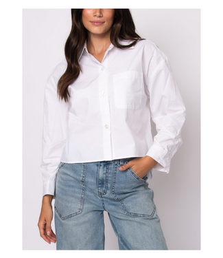 RD Style Kerwin Crisp Poplin Hi-Low Shirt