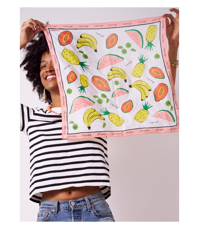 Carson Fruit Print Scarf