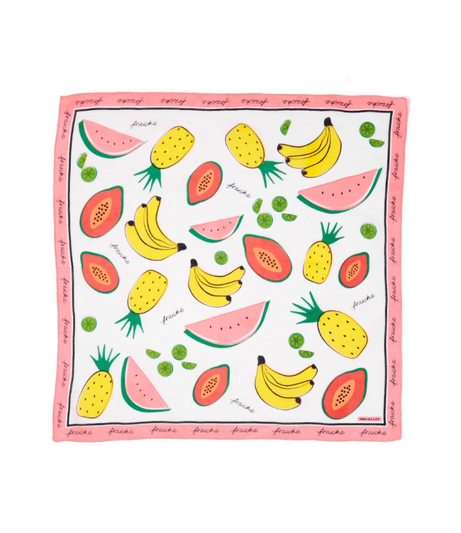 Carson Fruit Print Scarf