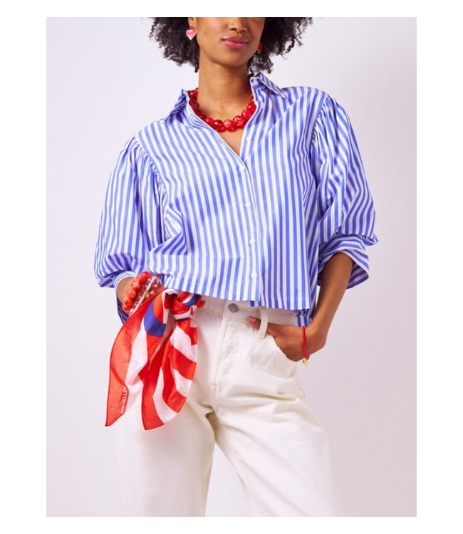 Iris Large Resin Bead Necklace Red