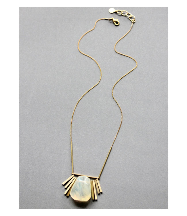 Quartz Geometric Necklace