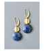 David Aubrey Navy and Brass Earrings
