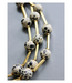 David Aubrey Dalmatian Jasper and Brass Necklace