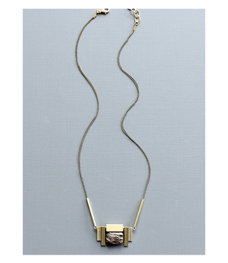 David Aubrey Vintage Hunter Green Artdeco Pendant