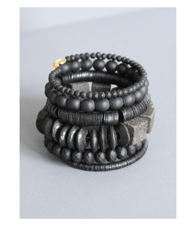 Black Wrap Bracelet