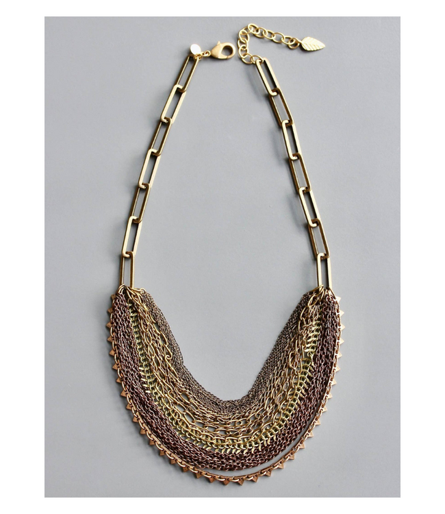 Multi Strand Chain Necklace