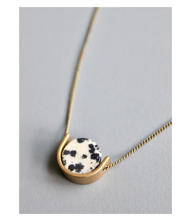 Mini Dalmatian Pendant Necklace