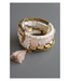 David Aubrey Ghana Glass and Stone Bracelet