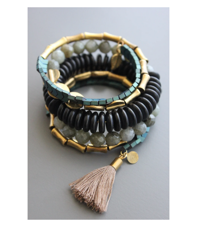 Stone Hematite Bracelet