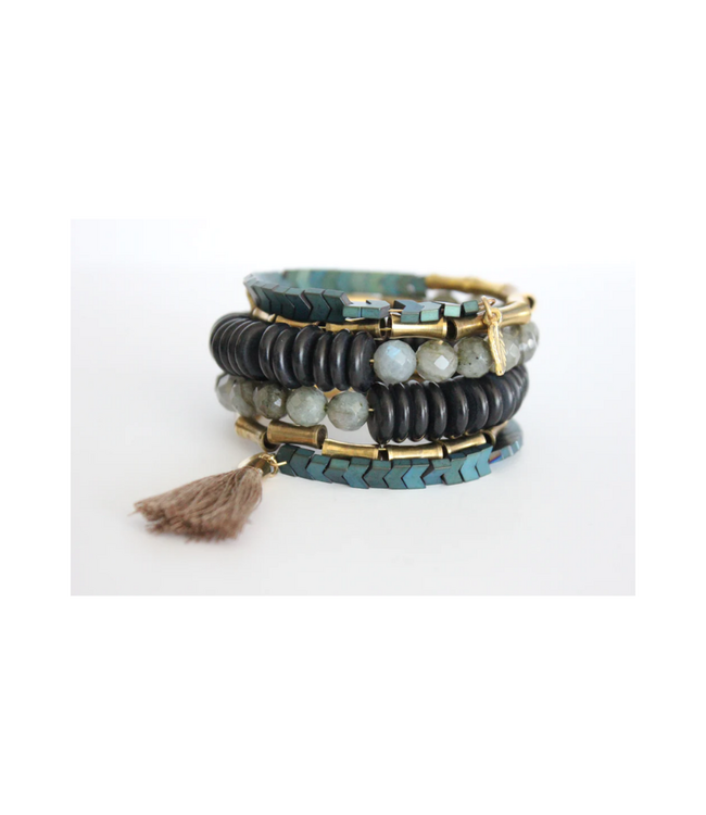 Stone Hematite Bracelet