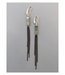 David Aubrey Arrow Chain French Hook Earrings