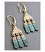 David Aubrey Geometric Hematite Earrings