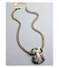 David Aubrey Jasper and Chain Art Deco Necklace