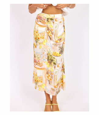 Sage The Label Limoncello Midi Skirt