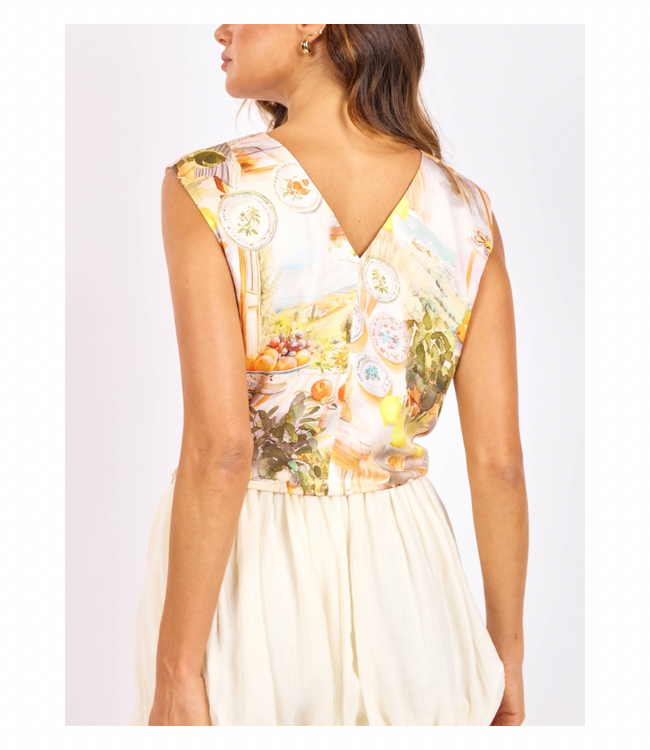 Limoncello Ruched Tank