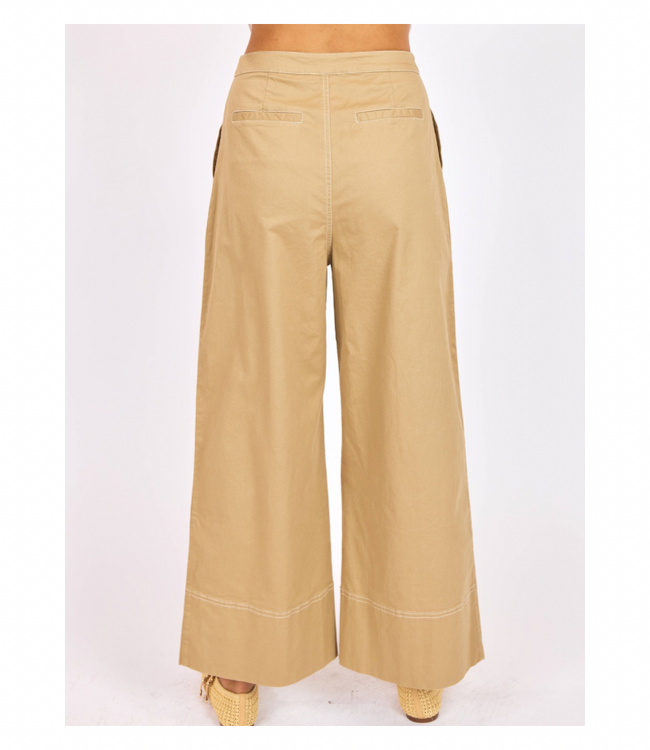 Seedling Contrast Stitch Pants