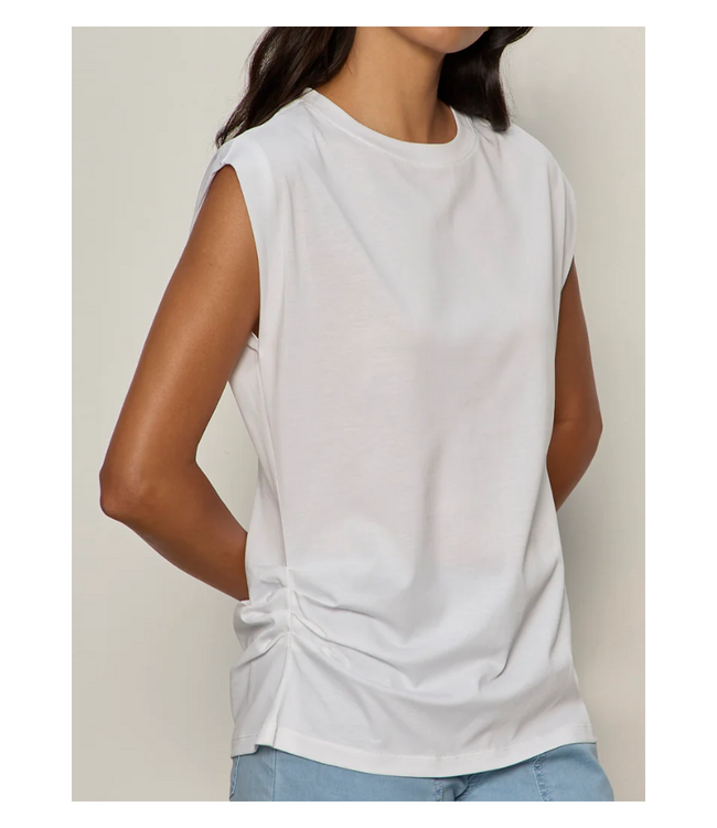 Pleated Muscle Tee