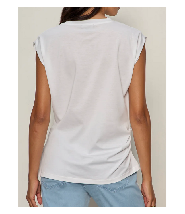 Pleated Muscle Tee