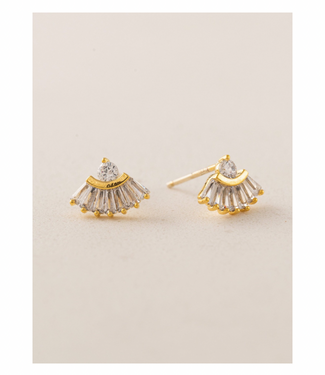 Rene Stud Earrings Gold