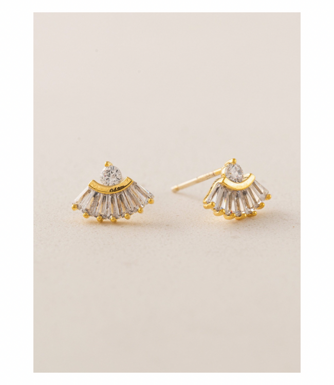 Rene Stud Earrings Gold