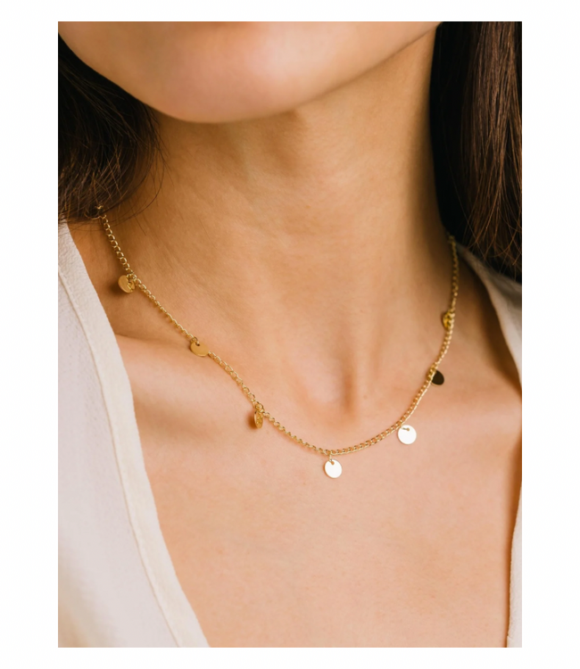 Fool's Gold Necklace Gold