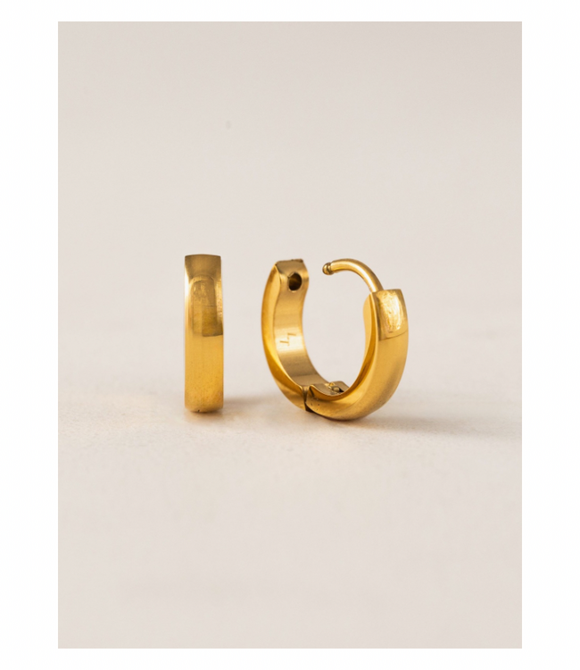 Maya 13mm Hoop Earrings Gold