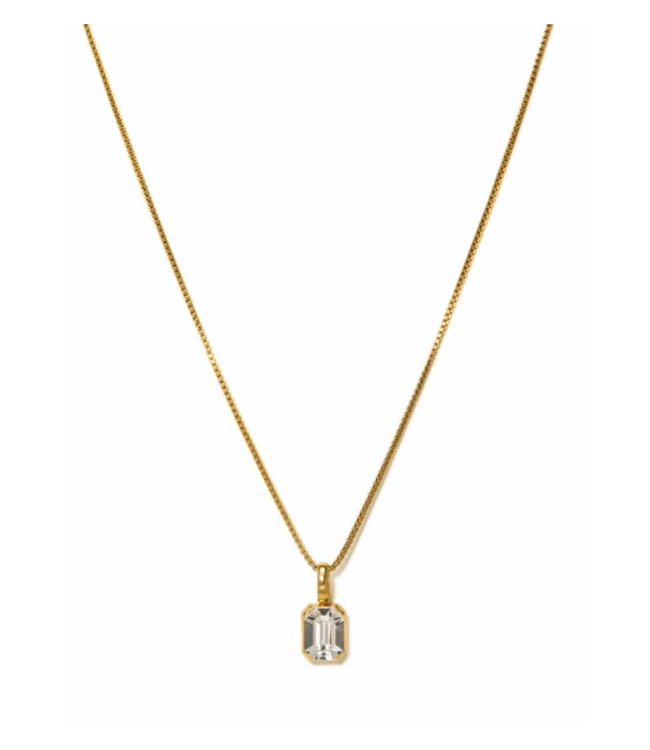 Waterproof Birthstone Necklace - APR