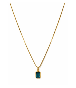 Waterproof Birthstone Necklace - DEC