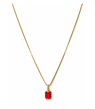 Waterproof Birthstone Necklace - JAN
