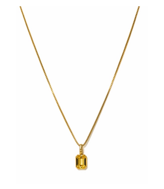 Waterproof Birthstone Necklace - NOV