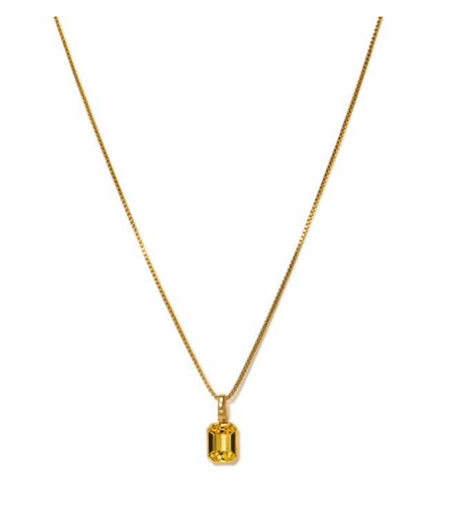 Waterproof Birthstone Necklace - NOV