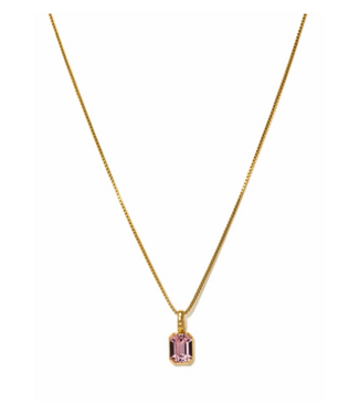 Waterproof Birthstone Necklace - OCT