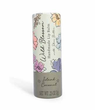 Cait + Co Wild Blossom Lip Balm - Island Coconut