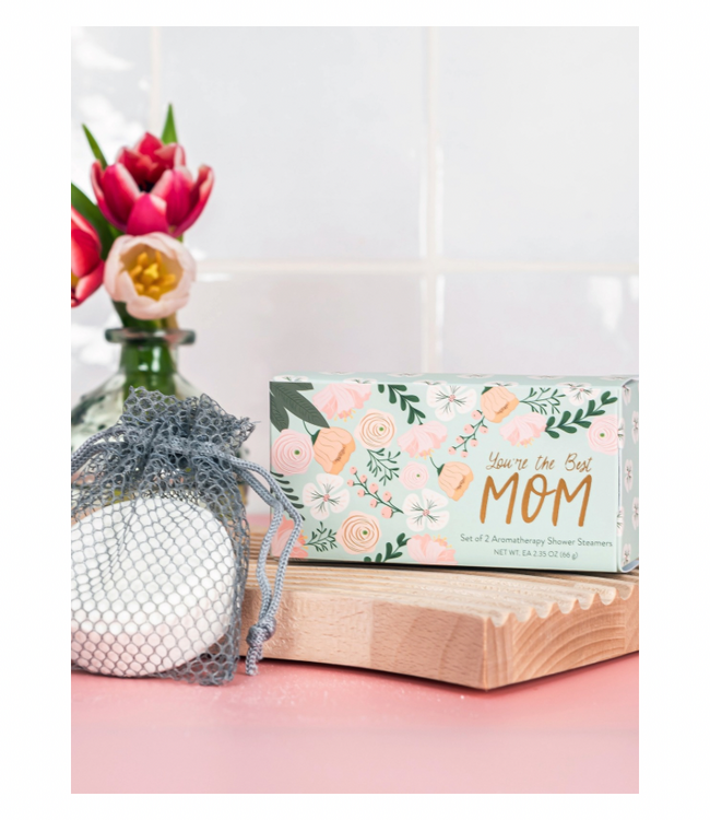 Best Mom Shower Steamer Gift Set