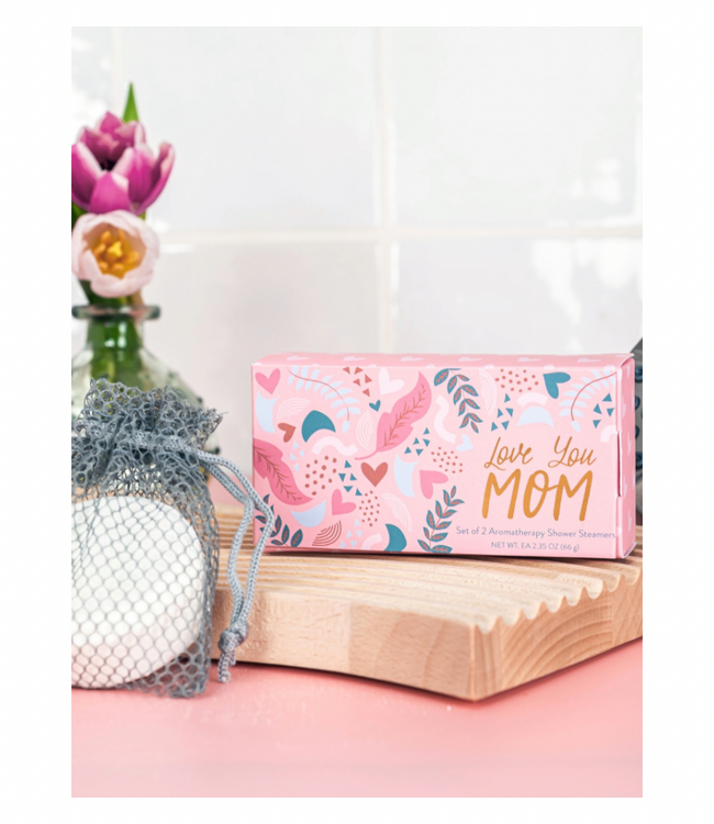 Love Mom Shower Steamer Gift Set